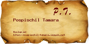 Pospischil Tamara névjegykártya